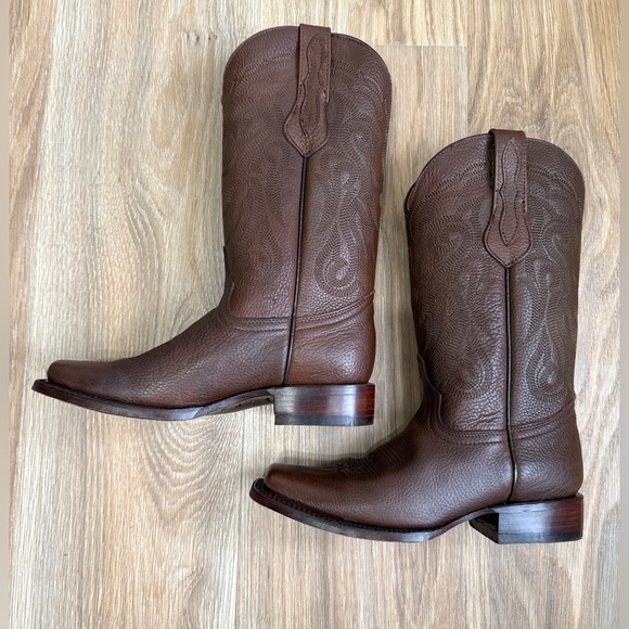 Texas Country Western Boot Grisly Cafe Rodeo Toe E50 Size 7.5 LNC - Picture 5 of 8